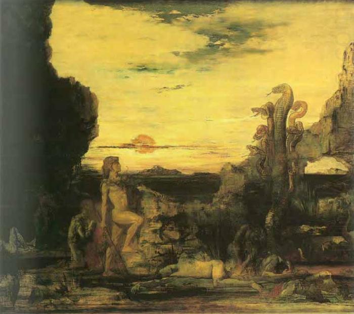 Hercules and the Hydra, Gustave Moreau